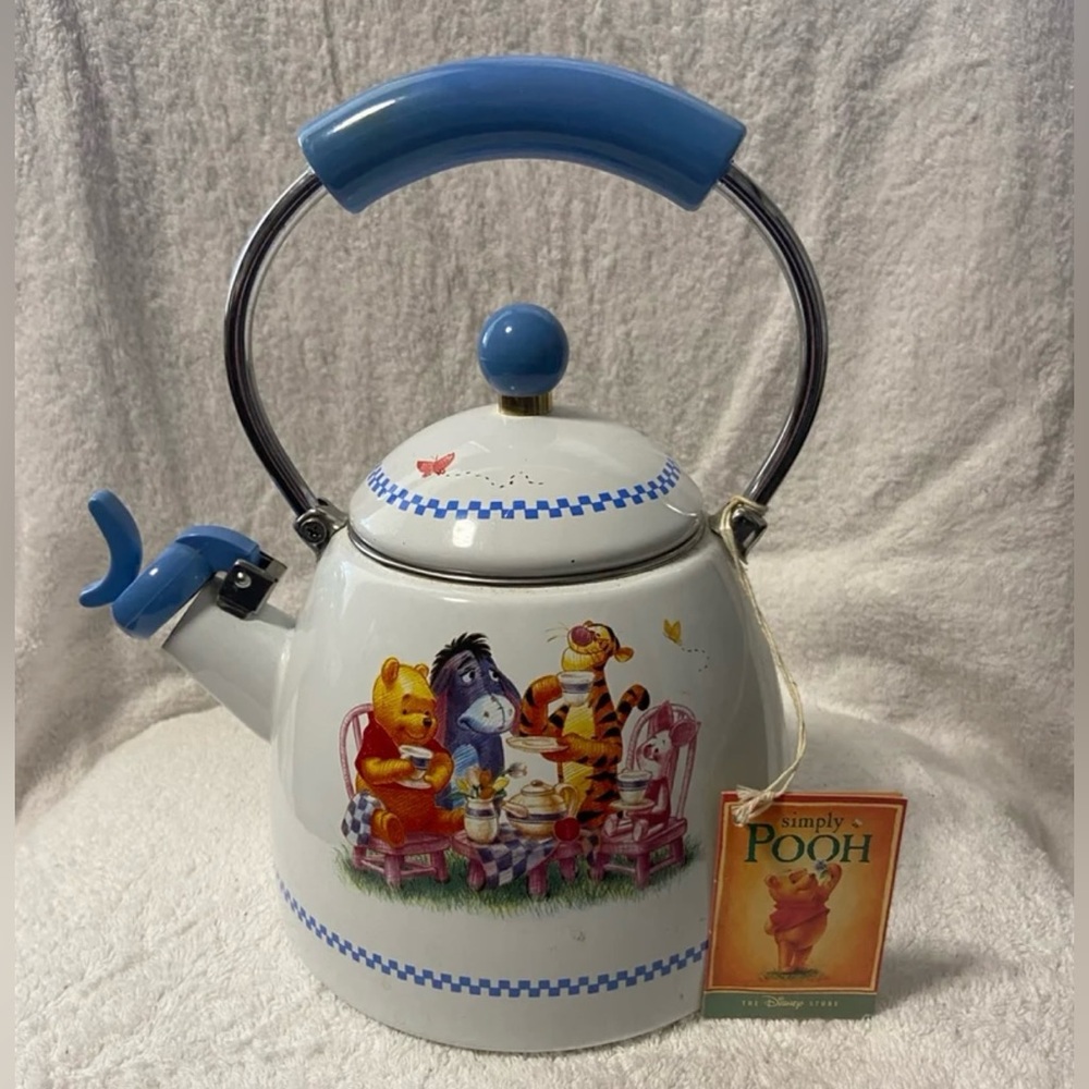 Simply Pooh Time for a Little Something Tea Kettle NWT